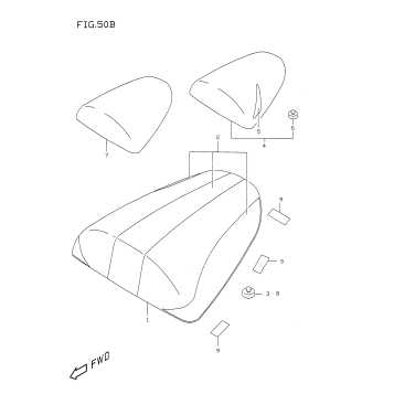SEAT TAIL BOX (MODEL W/X)