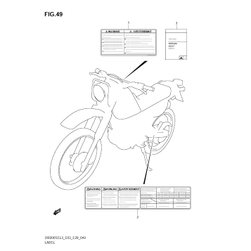 LABEL (DR200SEL3 E28)