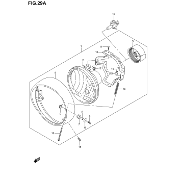HEADLAMP ASSY (MODEL K5)