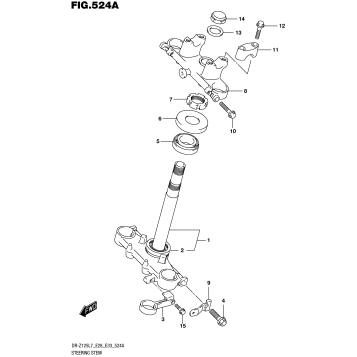 STEERING STEM (DR-Z125 E28)