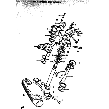 STEERING STEN (GS750C