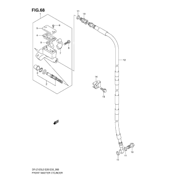 FRONT MASTER CYLINDER (DR-Z125L E28)