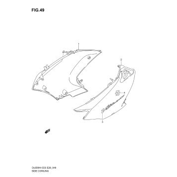 SIDE COWLING (MODEL K4)