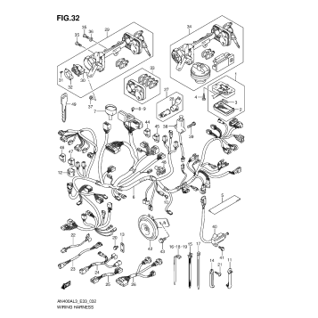 WIRING HARNESS (AN400ZAL3 E28)