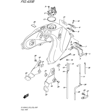 FUEL TANK (DL1000AL5 E28)