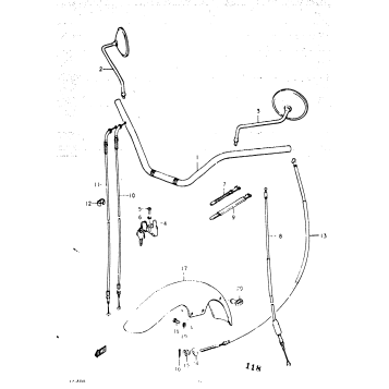 HANDLEBAR - FRONT FENDER