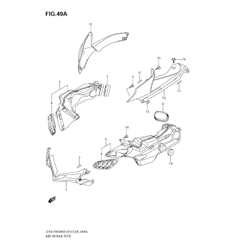 AIR INTAKE PIPE (MODEL K9)