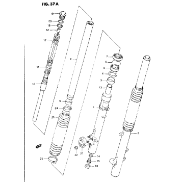 FRONT DAMPER (MODEL R/S/T)