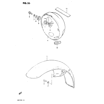 FRONT FENDER - HEADLAMP HOUSING
