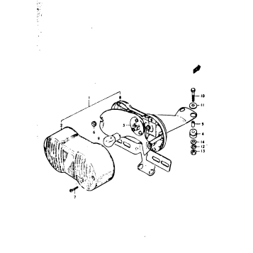 REAR COMBINATION LAMP (GT750L