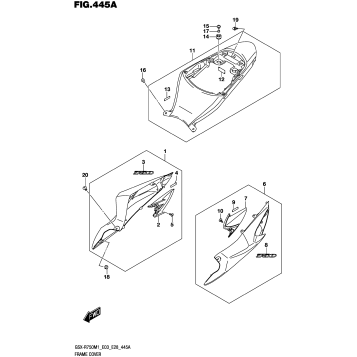 FRAME COVER (GSX-R750)