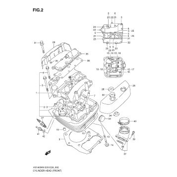CYLINDER HEAD (FRONT)