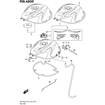FUEL TANK (GSX-R750L6 E33)