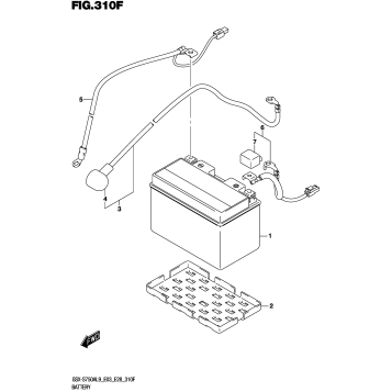 BATTERY (GSX-S750ZAL9 E28)