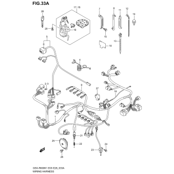 WIRING HARNESS (MODEL K2/K3)