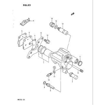 REAR CALIPERS (MODEL J)