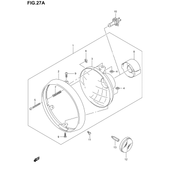HEADLAMP (GSF1200K1/K2/K3)