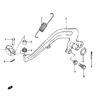 REAR BRAKE (MODEL L/M/N/P/R/S)