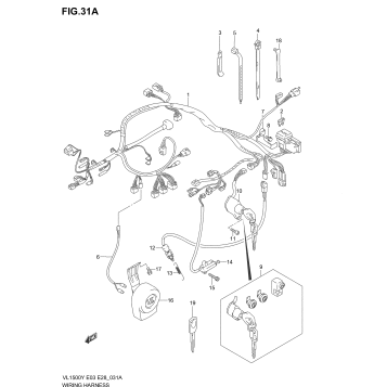 WIRING HARNESS (MODEL Y/K1/K2)