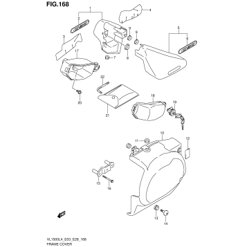 FRAME COVER (VL1500L4 E33)