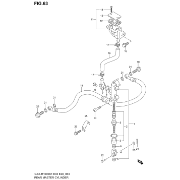 REAR MASTER CYLINDER