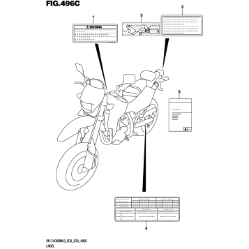 LABEL (DR-Z400SML9 E33)