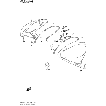 FUEL TANK SIDE COVER