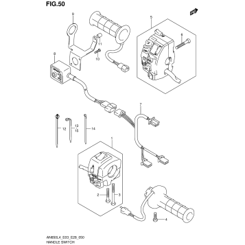 HANDLE SWITCH (AN650ZL4 E28)