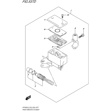 FRONT MASTER CYLINDER (SFV650AL5 E28)