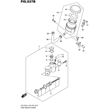 FRONT MASTER CYLINDER (GSX-R750L7 E28)