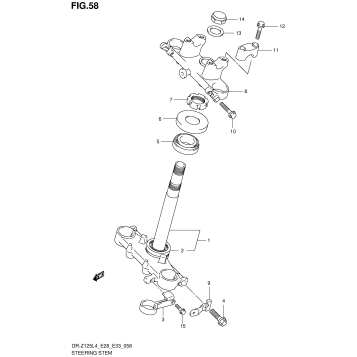 STEERING STEM (DR-Z125L4 E28)