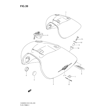 FUEL TANK (VL800K6/TK6)