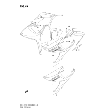 SIDE COWLING (MODEL K6)