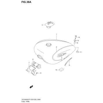 FUEL TANK (MODEL V/W)