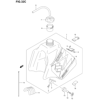 FUEL TANK (MODEL K4)