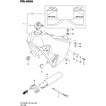 FUEL TANK (DR-Z400SM)