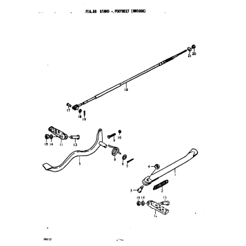 STAND - FOOTREST (RM100A)