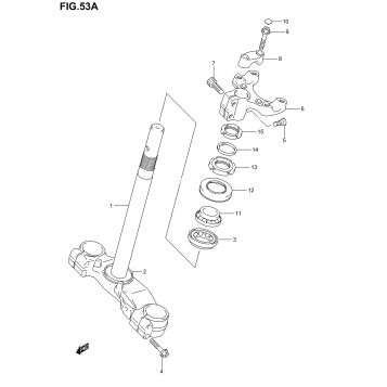 STEERING STEM (AN400SK5/SK6)
