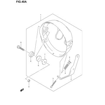 HEADLAMP HOUSING (SV1000K3)