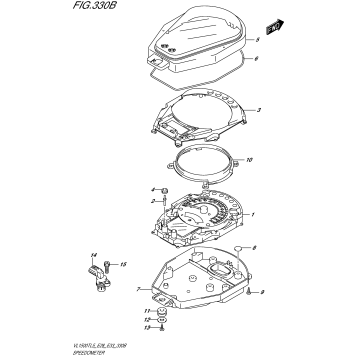 SPEEDOMETER (VL1500TL5 E33)