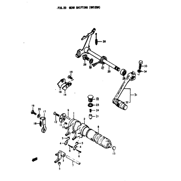 GEAR SHIFTING (RM125M)