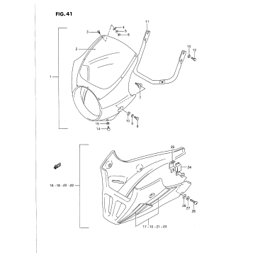 COWLING (MODEL K/L OPTIONAL)