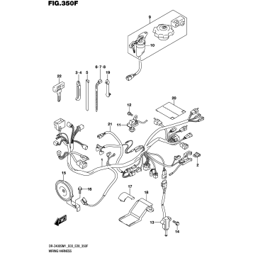 WIRING HARNESS (DR-Z400SM:E33)