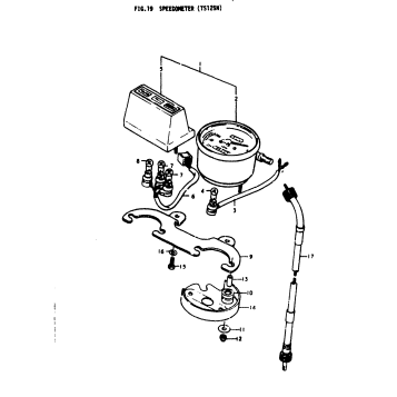 SPEEDOMETER (TS125N)