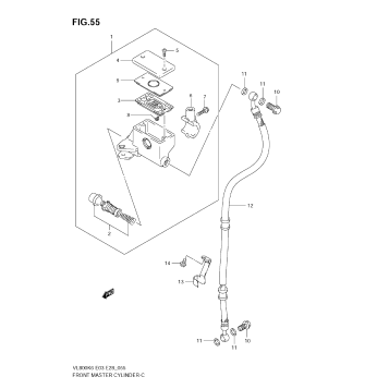 FRONT MASTER CYLINDER (MODEL K6)