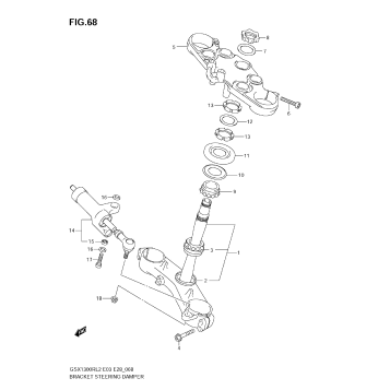BRACKET STEERING DAMPER
