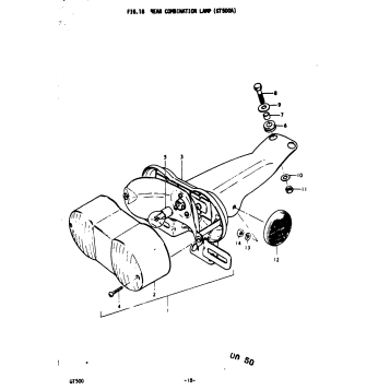REAR COMBINATION LAMP (GT500A)