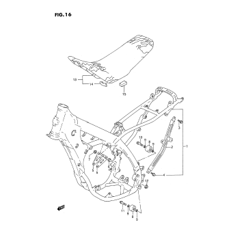 FRAME - SEAT (MODEL N/P)