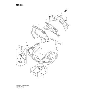 METER PANEL (AN650ZL3 E28)