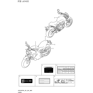 LABEL (GSX800TRQ:E33)